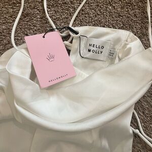 Hello Molly white long dress